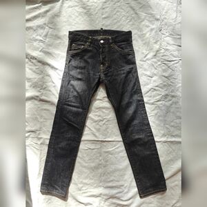DSQUARED2 Men's Black Denim Jeans 42